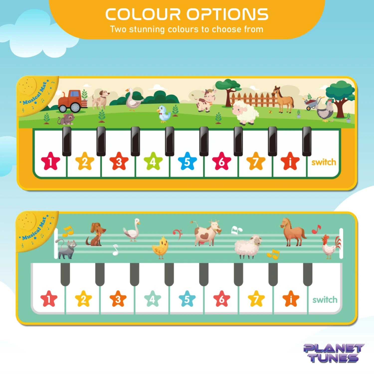 Rock N' Roll Piano Playmat - Kids 3+ Groove & Play!